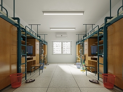 现代学校寝室