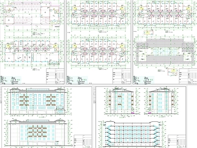 新中式办公楼CAD 施工图