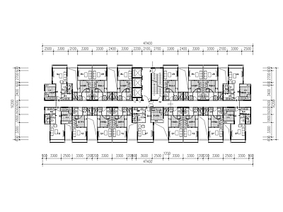 LOFT公寓建筑平面施工图