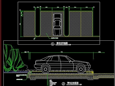 办公区景观设计 施工图 办公工业景观