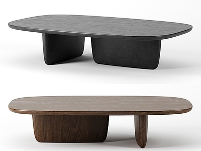 B B italia现代 长方形 品牌 方形茶几