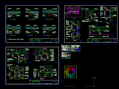 金属装饰板构造做法CAD 施工图 建筑通用节点