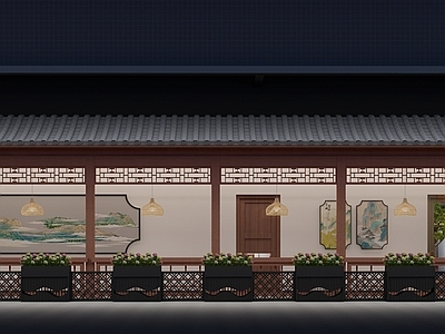 中式长廊