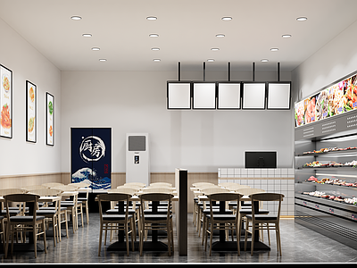 现代快餐店