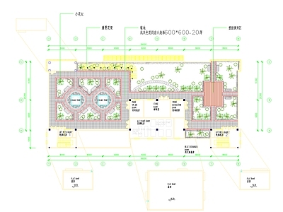 办公楼屋顶花园花园庭院景观施工图