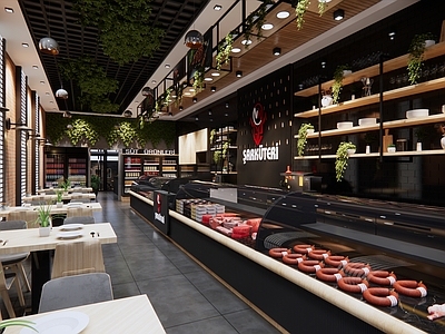 现代自助餐厅