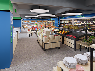 现代便利店 生活用品区
