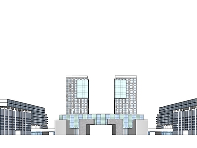 现代高层办公建筑