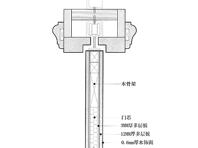 隐形门推拉门电梯门收口工艺大样节点