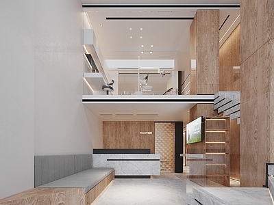 现代口腔诊所 等候区 医院