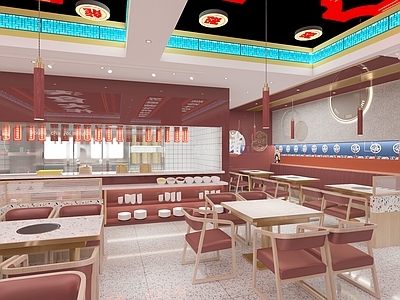 现代火锅店