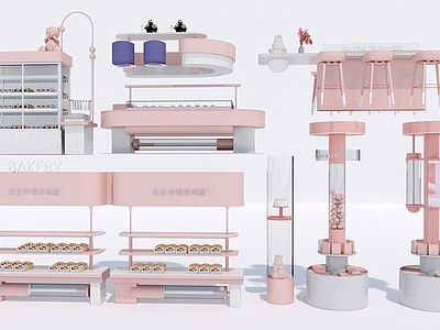 现代甜品架 蛋糕架 背景墙 蛋糕 展架