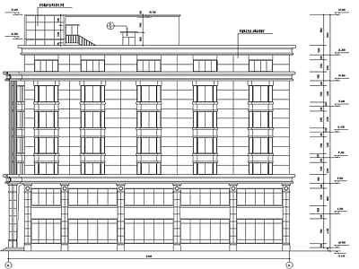 综合楼建筑图 施工图