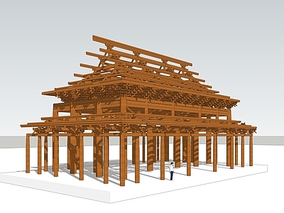 中式建筑构建 斗拱