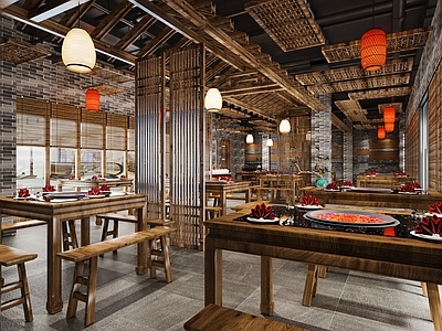 新中式火锅店