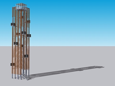 现代眺望塔 高塔 亭子 景观台 景观架