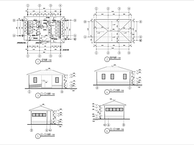 公共厕所建筑施工图