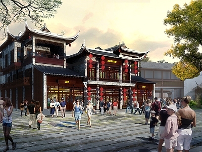 中式游客服务中心