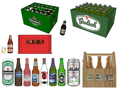 现代酒具 啤酒酒瓶
