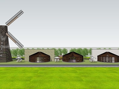 现代奢野山地度假帐篷
