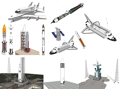 现代军事器材 航天飞机 火箭