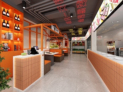 工业风火锅店