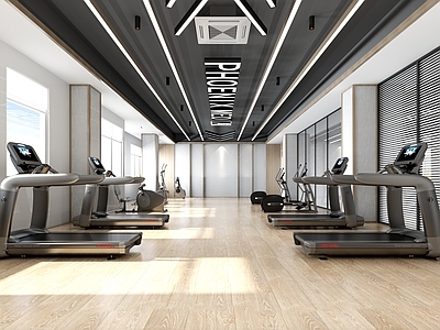 现代健身房 公共空间