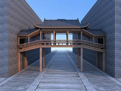 中式连廊
