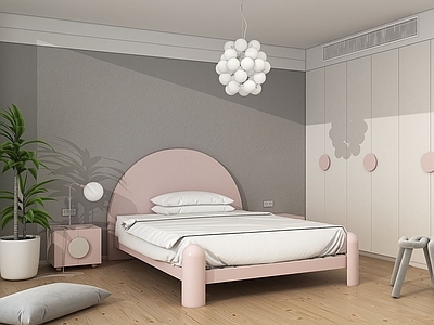 现代实木儿童床 其他造型