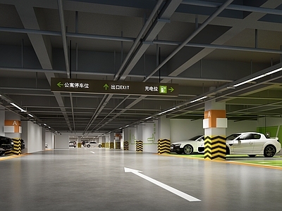 现代地下车库