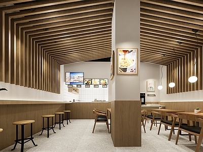 现代快餐店