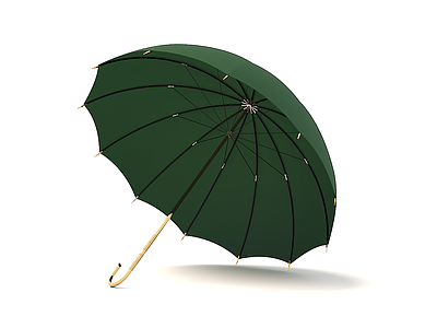 现代墨绿色遮阳伞 晴雨伞