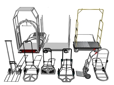现代行李推车 行李架
