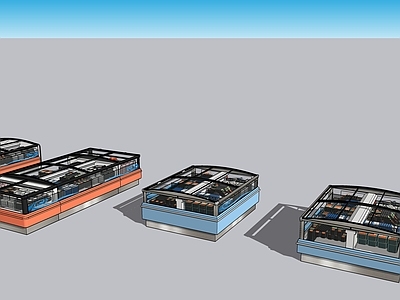 现代超市冰柜