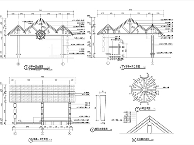 凉亭施工图