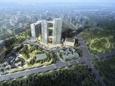 现代医疗建筑 健康城综合体