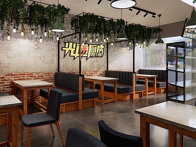 工业中餐厅 烧烤店