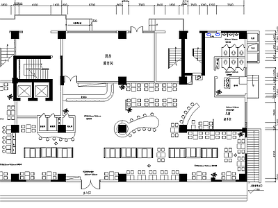 餐饮空间设计 施工图
