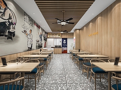 现代面馆 卤粉店 餐饮小吃店 快餐厅 粉面店 早餐店 堂食 卡座 餐桌椅