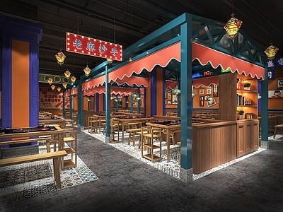 港式复古火锅店