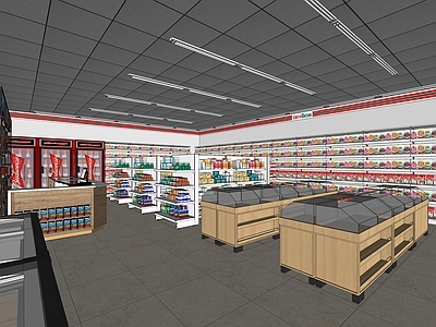 现代便利店 生活用品区