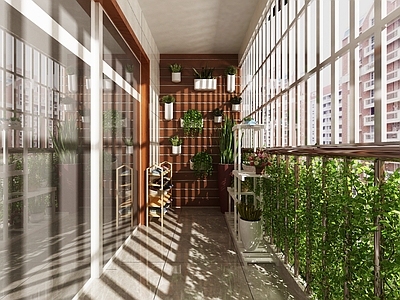 现代家居阳台