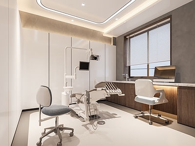 现代牙科诊室 口腔 医院