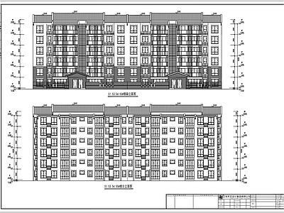 新中式公寓建筑施工图