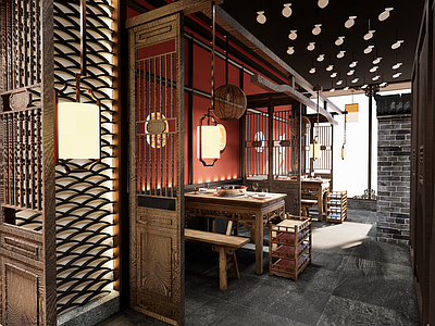 新中式火锅店