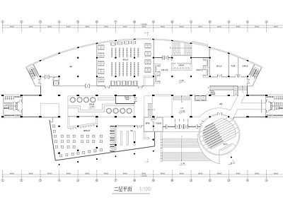 五层图书馆建筑方案设计施工图
