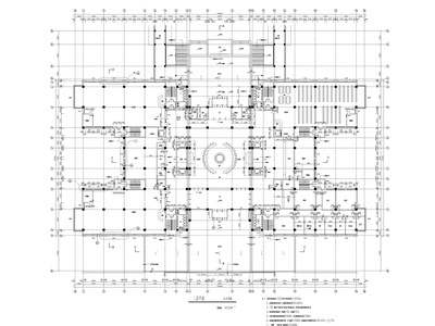 大学图书馆建筑施工详图施工图