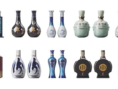新中式白酒组合 白酒