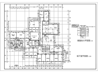 接待中心建筑设计CAD施工图