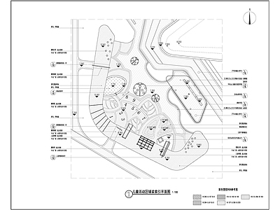 公园儿童活动区详图施工图